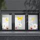 Easter Display with Daisies Butterflies and Ladybugs 70x60cm