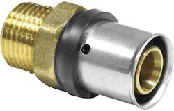 Ρακόρ Αρσενικό Pipetec Press Πολυστρωματικής 40 X 3,5 – 1 ¼“