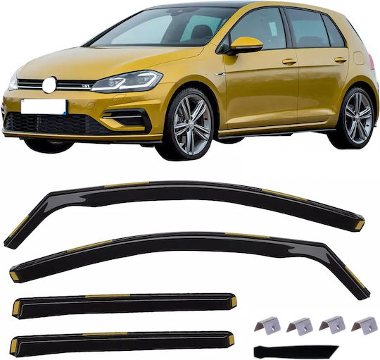 Комплект Автомобилни Ветробрани Отпред И Отзад За Volkswagen Golf 4 Бройки