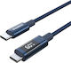 Choetech USB 2.0 Cable USB-C male - USB-C 60W PD Μπλε 1.2m