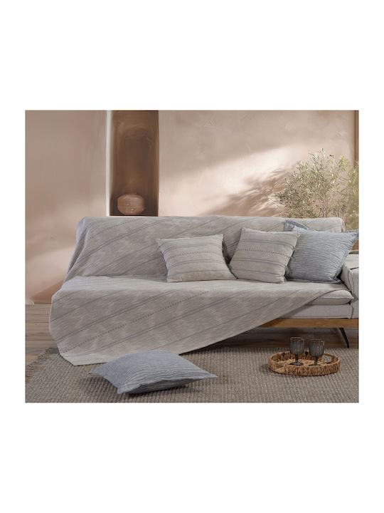 Nef-Nef Homeware Bleeze Decken & Couchdecken Dreisitzer-Sofa Wurf Herstellerfarbe Grau 180x300cm