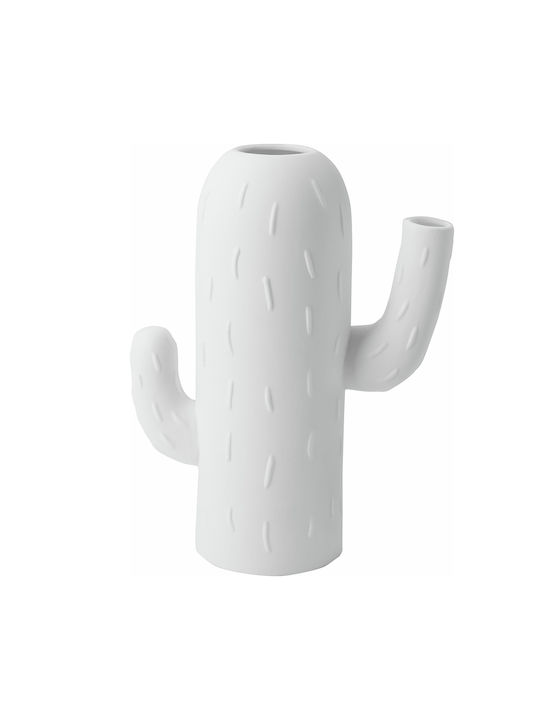 Raeder Decorative Porcelain Vase Cactus Vase White