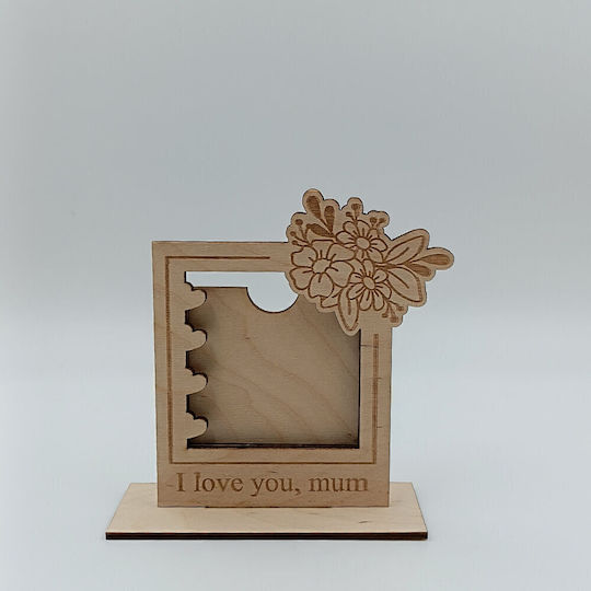 ToXylo Photo Frame with Beige Wooden Frame ToXylo Photo Frame with Beige Wooden Frame