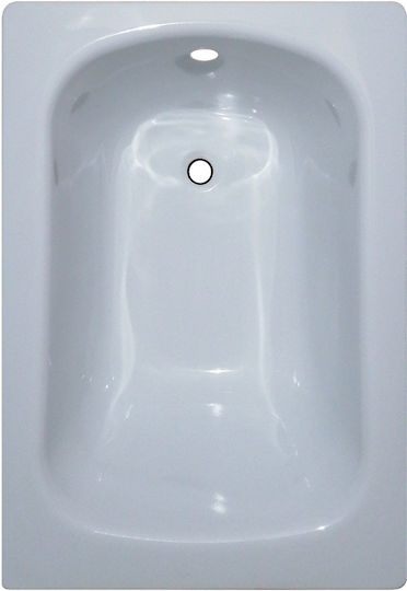 Steel Bathtub 100x70cm