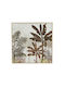 Πίνακας Τοίχου Canvas Gold Foil Natural Frame 60x60cm Kaemingk 870814 00056046