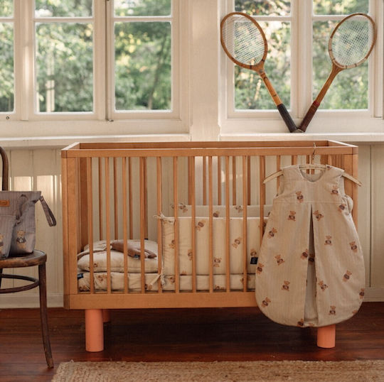 La Millou Fitted Beige Baby Sheets 140x70cm