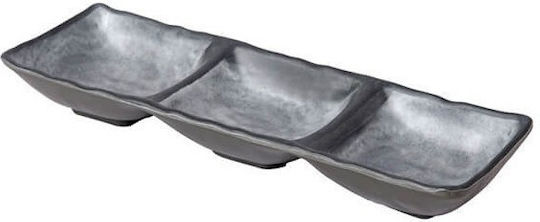 Dekorative Platte Runde Graue 26x26x3,5cm