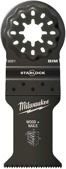 Milwaukee 48906021 Bi-Metal Wood With Nails Plunge Cut Blade 35mm