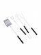 BBQ Collection Set 3 Unelte Pentru Grătar Cu Spatulă Pensete Și Furculiță