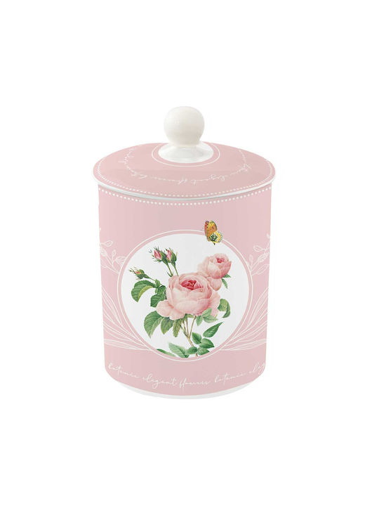 Marva Vase for Sugar Coffee with Lid Porcelain Green 11.5x18cm 1 Piece