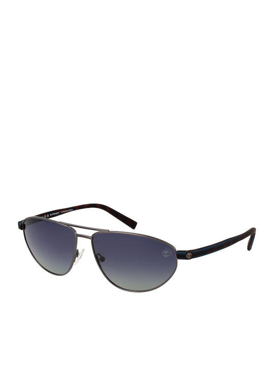 Timberland Unisex Sunglasses with Silver Frame with Mirror Lens TB9324 09D