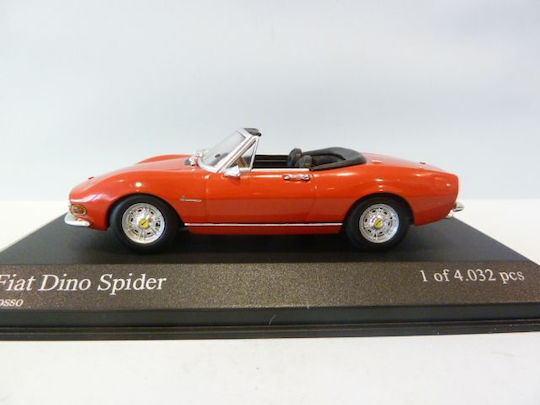 1/43 Fiat Dino Spider Red 1 4032 Pcs
