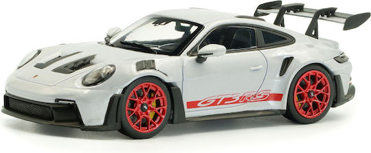 1/43 Porsche 911 992 Gt3 Rs 2023 Ice Grey Metallic Pyro Red