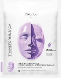 L'biotica Collagen Gesichtsmasken Für Gesicht Für Aufhellung Und Glättung Mit Niacinamid