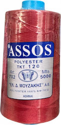 Assos Fäden Nähen Art 702 5000m Burgundische