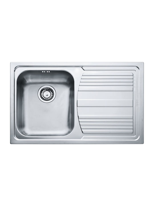 Franke Llx 611-79 Drop-In Kitchen Sink Inox L50xW79cm Gray
