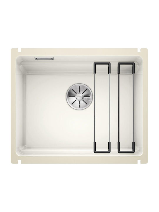Blanco 500-u Υποκαθήμενος Νεροχύτης Inox Μ54xΠ45.6cm Λευκός