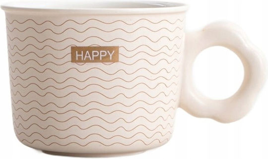 Homla Todil Ceramic Beige Mug 300ml