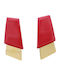 Touch Vergoldete Stahl Ohrringe Rote 56136 rot