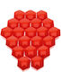 Extremo Tuning 19 Mm Red Bolt Caps 20 Pcs Installation Set