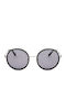 Women's Sunglasses with Black Frame and Gray Lens
