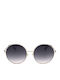 Trussardi Women Sunglasses With Gold Frame And Gray Lens STR400F 579