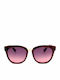 Trussardi Women Sunglasses with Multicolour Frame and Purple Lens STR227F 01DJ
