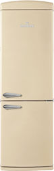 Mondin Ψυγειοκαταψύκτης 331lt Total NoFrost Crema Retro Classic