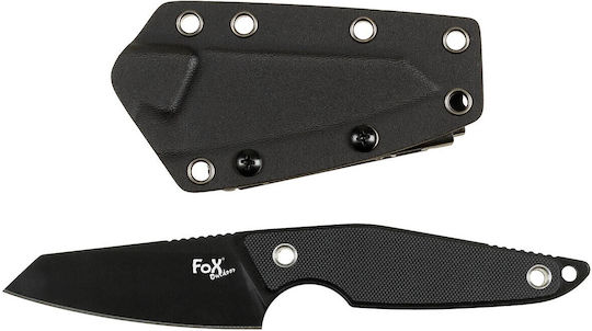 Fox Outdoors Μαχαίρι Μαύρο σε Θήκη