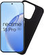 Volte-Tel Camera Guard Back Cover Σιλικόνης με Λουράκι Μαύρο (Realme 16 Pro 5g)