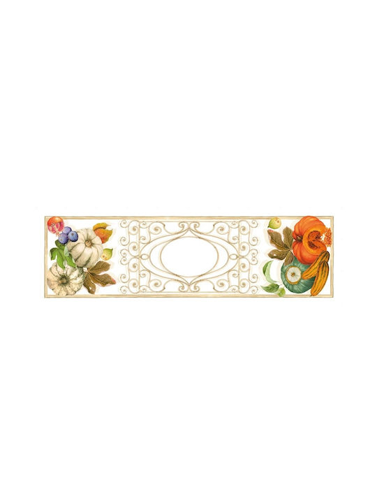 Tessitura Toscana Telerie Runner Leinen Orange