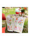 Tessitura Toscana Telerie Linen Table Runner Orange