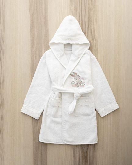 Nima Kids Bathrobe White with Hood Nima Kids Bathrobe White with Hood
