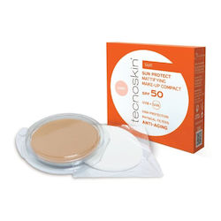 Tecnoskin Sun Protect Mattifying Make-Up Compact Refill SPF50 Tinted 10gr