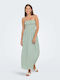 Summer Midi Dress Green