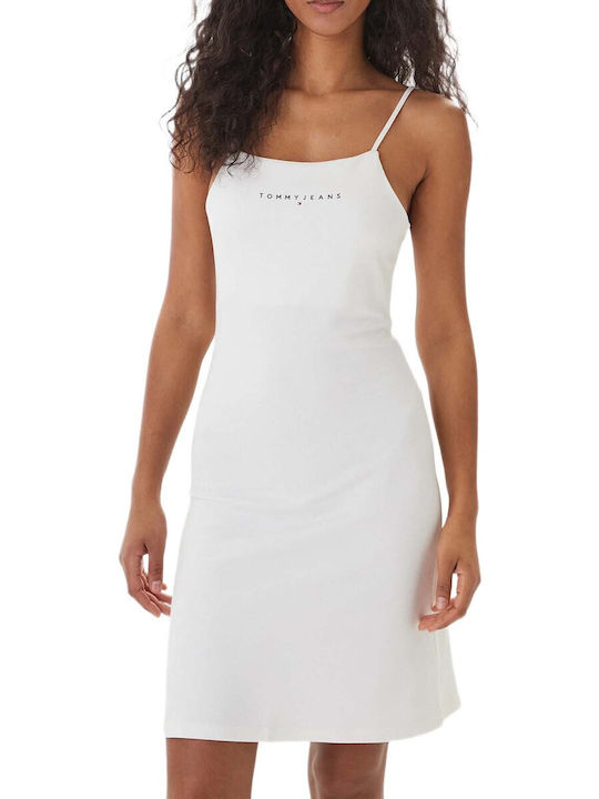 Sommer Mini Damenkleid Weiß