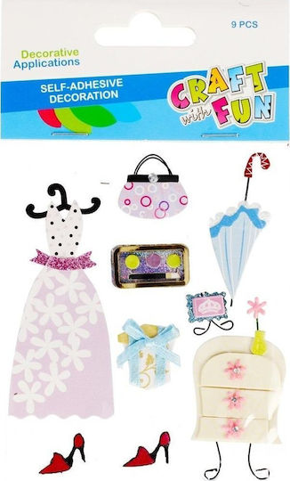 Craft with Fun Αυτοκόλλητα 9τμχ