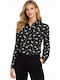 Long Sleeve Women's Shirt Black SL-ASD91377-26SH-Black