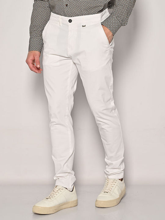 Brokers Jeans Chino Elastic Trousers In Slim Fi...