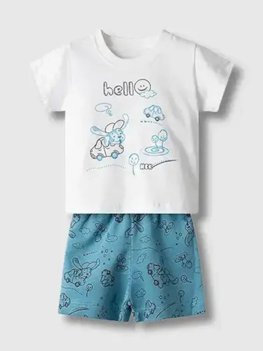 Nek Kids Wear Παιδικό Σετ με Σορτς Πολύχρωμο 2τμχ