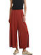 Women's Pantaloons with Rubber Band Brick Red