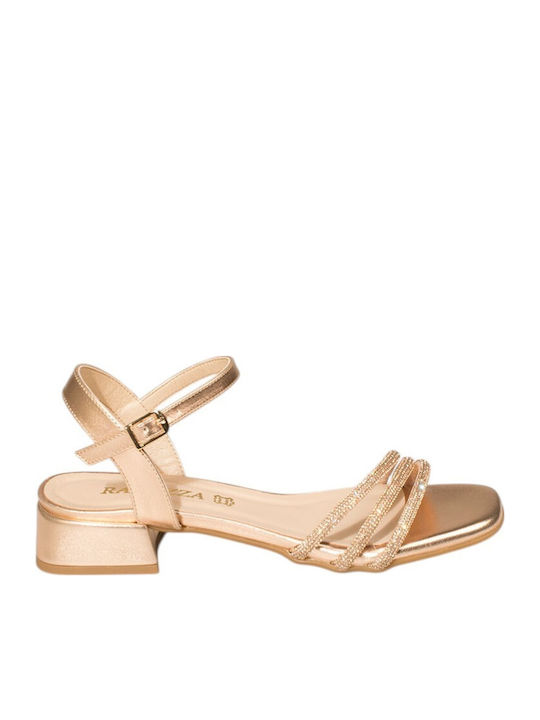 Ragazza Goldene Damen Sandalen