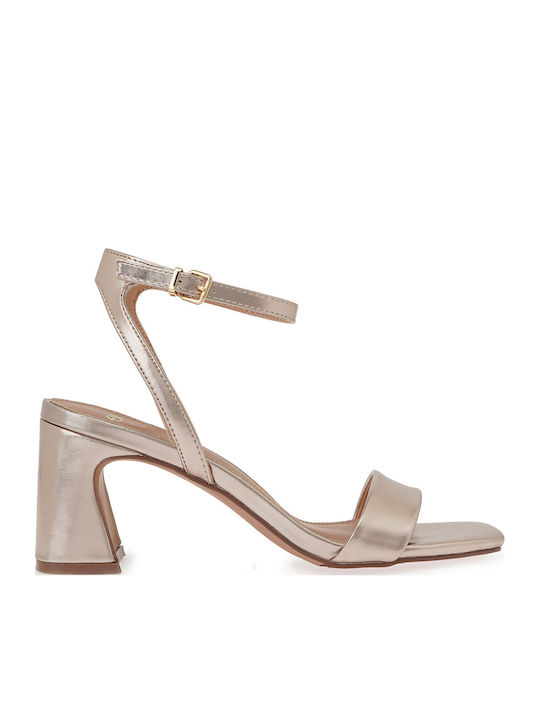 Exe Gold Sandals