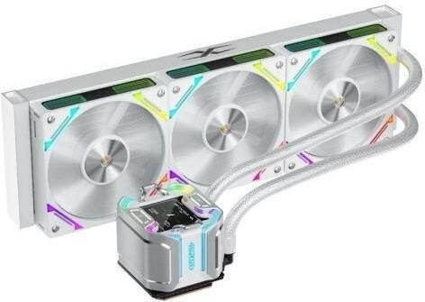 1STPLAYER X-Starship 360 Υδρόψυξη AIO CPU με 3 Ανεμιστήρες 120mm και ARGB Φωτισμό Λευκή