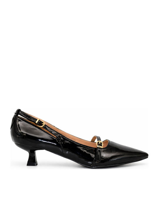 Heels with Thin Low Heel Black SE-EL-827-26HH-MAVRO