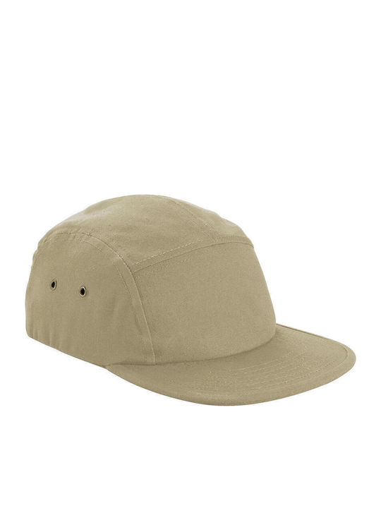 Canvas 5 Panel Cap Beechfield B654 Desert Sand