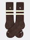 Jimmy Lion Athletic Brown Socks