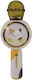 Lazerbuilt Wireless Karaoke Microphone Squishmallows Cam The Cat Gold