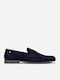 Suede Ανδρικά Loafers σε Μπλε Χρώμα