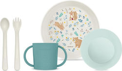 Miniland Silicone Feeding Set 5 Pieces